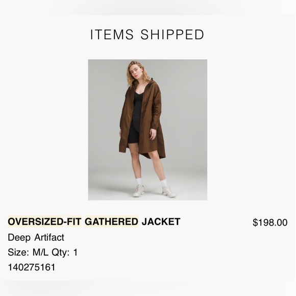 Oversized fit gathered jacket color: deep artifact size M/L